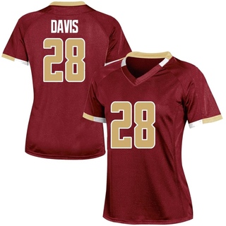 Carter Davis Game Women's Boston College Eagles Maroon Team Color Jersey
